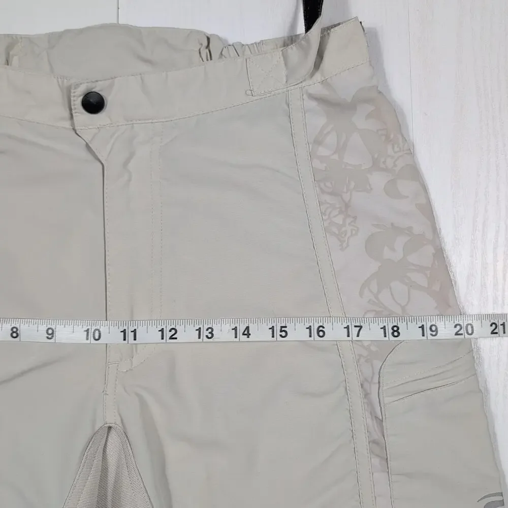 Cannondale Women’s Cycling Shorts Sz 8 Beige Padded Lightweight Activewear